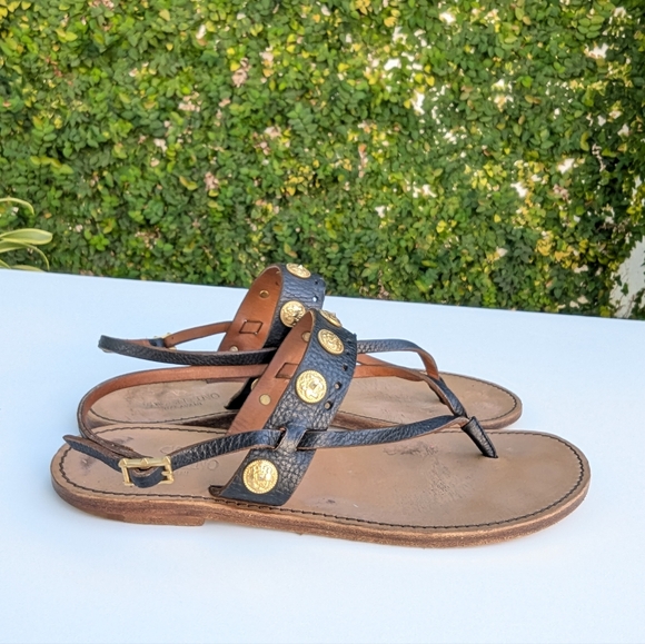 VALENTINO LEATHER WOMEN'S SANDALS - Picture 4 of 13